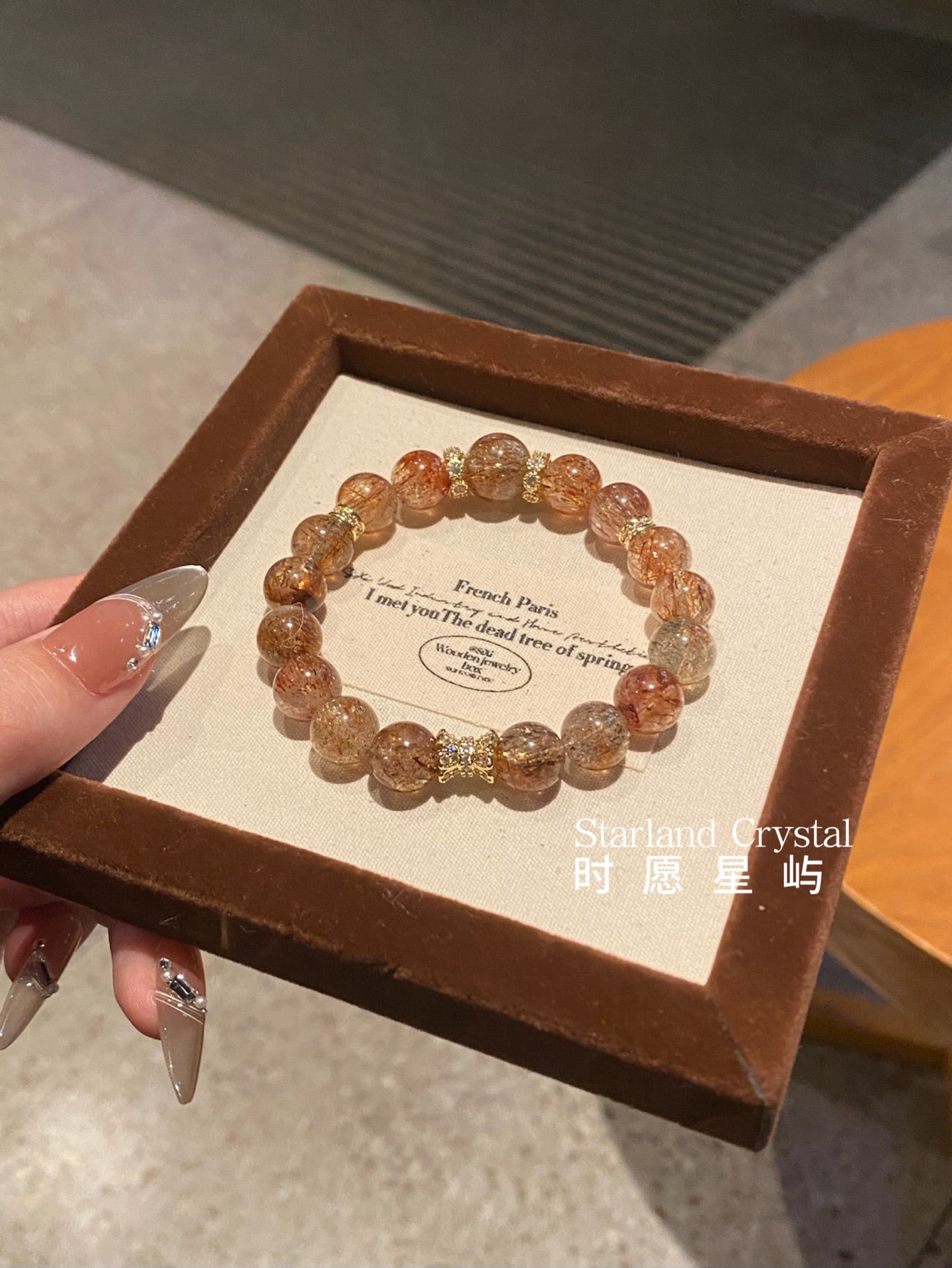 Black Gold Super Seven – 10mm Super Seven Crystal Bracelet