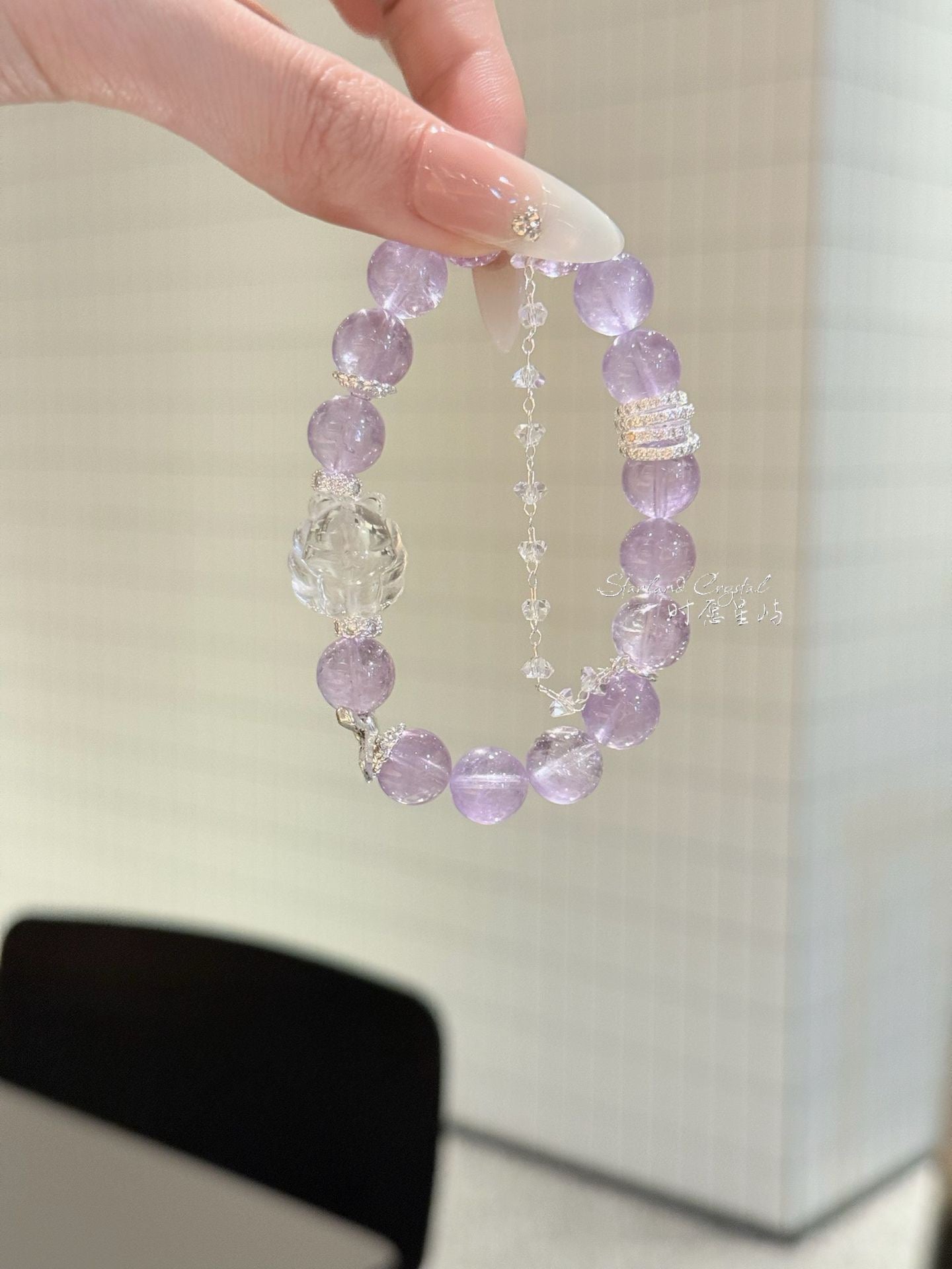 Amethyst Moon Spirit Fox Bracelet