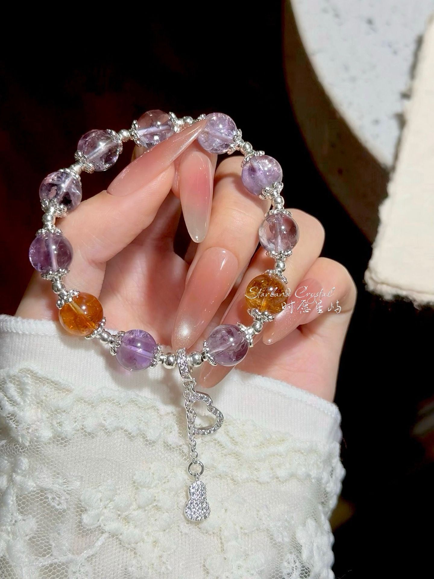 Amethyst Harmony Fortune Bracelet