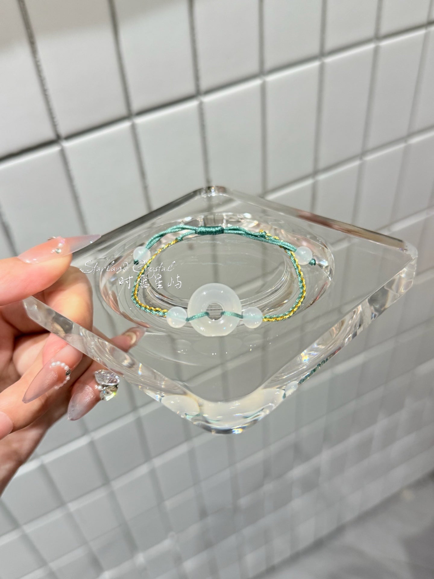 Agate Safety Knot Bracelet